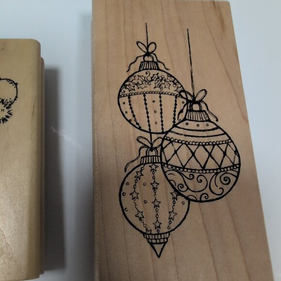 Christmas Wood & Rubber Stamps - card making - Picture 3 of 6